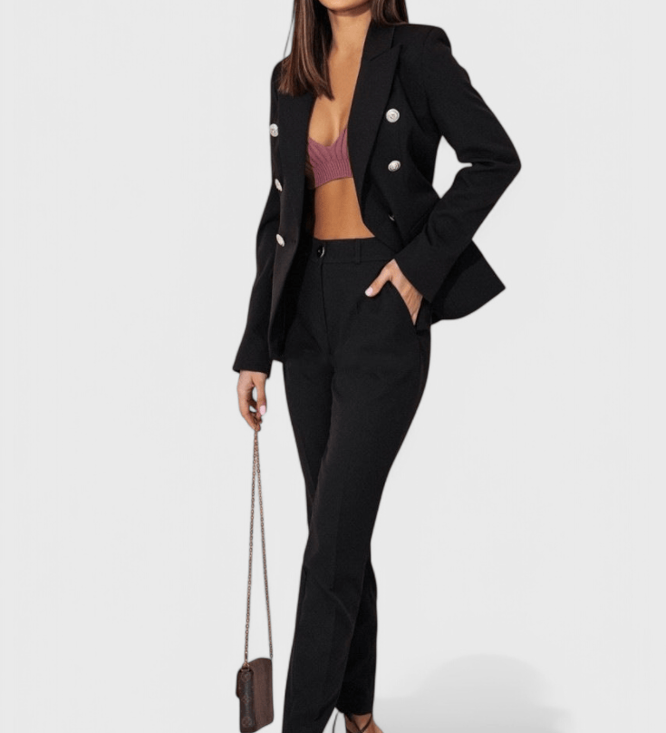 Rosalind – Elegantný komplet saka a nohavíc – foto 2