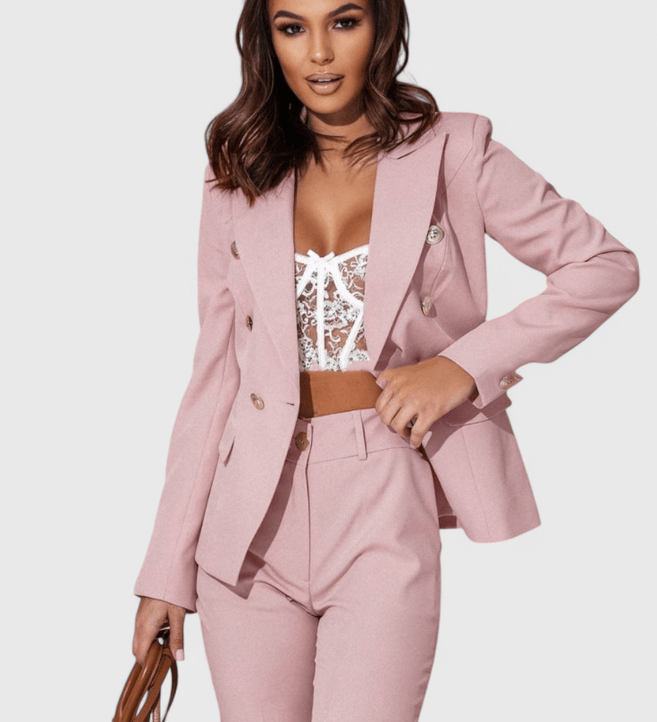 Rosalind – Elegantný komplet saka a nohavíc – foto 30