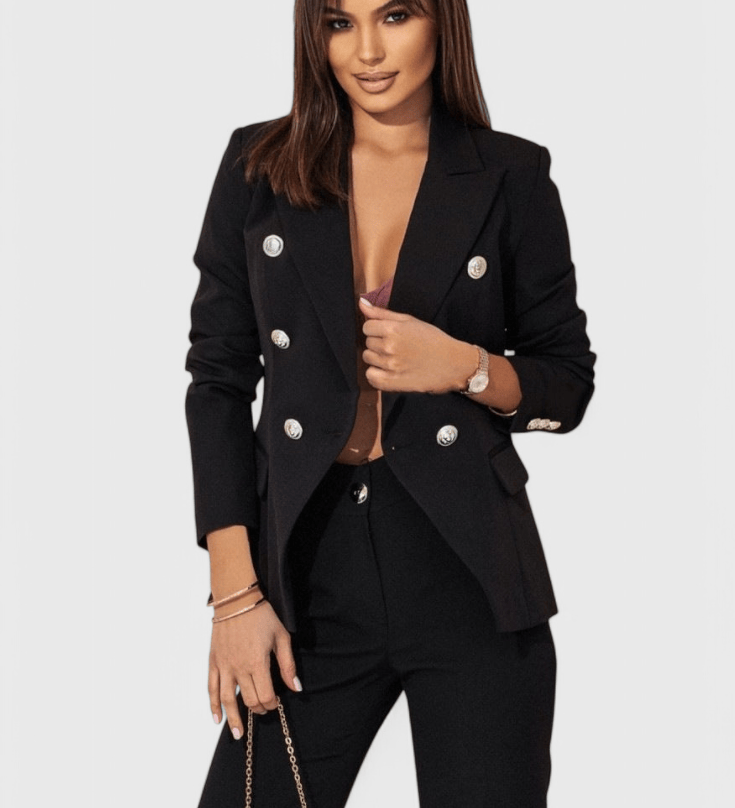 Rosalind – Elegantný komplet saka a nohavíc – foto 24