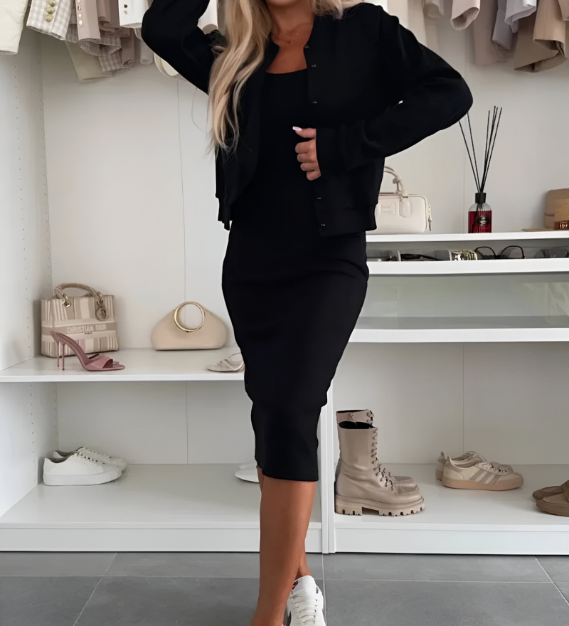 Tatiana – Komplet midi šaty a kardigán – foto 5