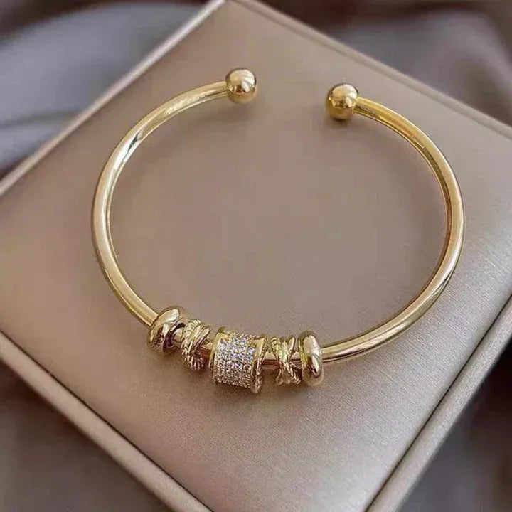 Lux – Elegantný nastaviteľný náramok — výrazný zlatý štýl