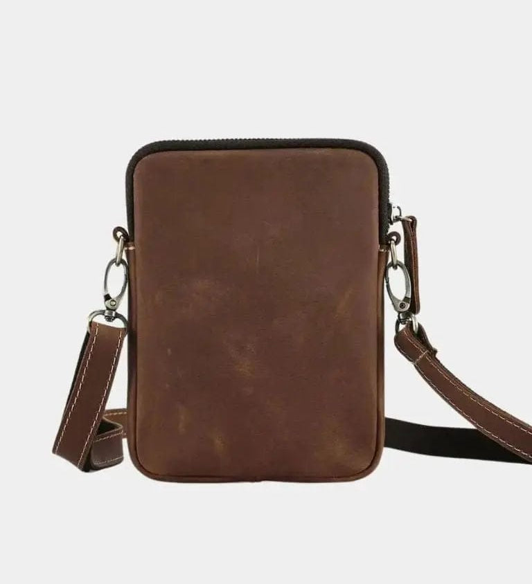 Carl – Minimalistická kožená taška cez rameno