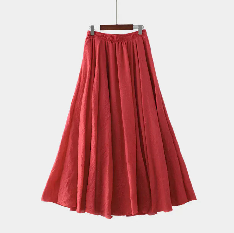 Ülle – Elegantná sukňa s vysokým pásom – foto 11