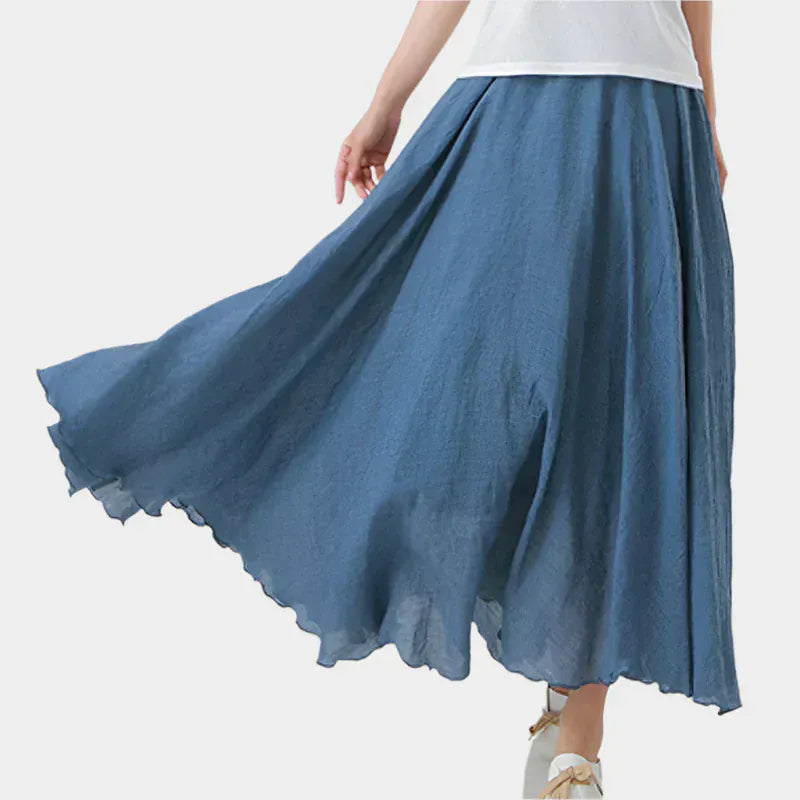 Ülle – Elegantná sukňa s vysokým pásom – foto 3