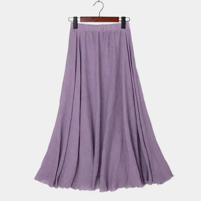 Ülle – Elegantná sukňa s vysokým pásom – foto 14