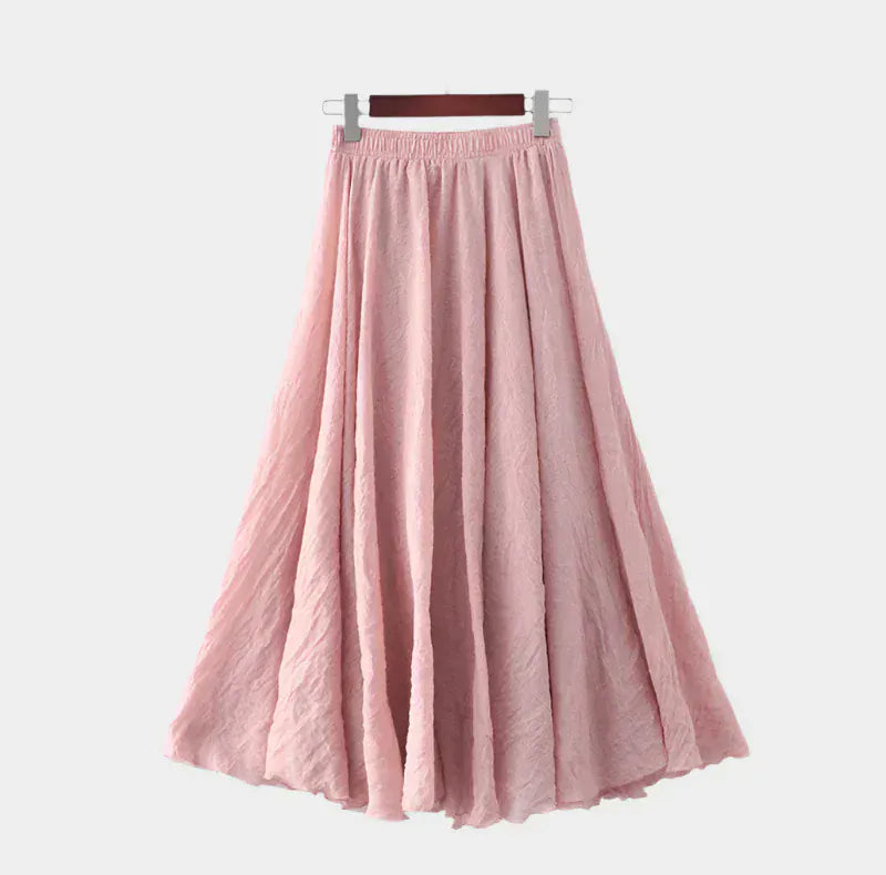 Ülle – Elegantná sukňa s vysokým pásom – foto 17