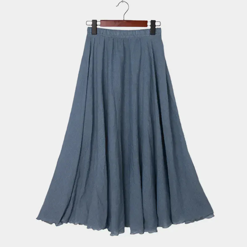 Ülle – Elegantná sukňa s vysokým pásom – foto 16