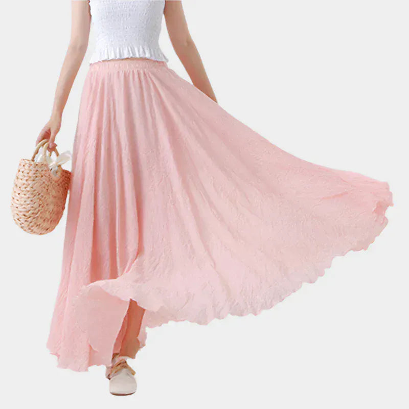 Ülle – Elegantná sukňa s vysokým pásom – foto 5