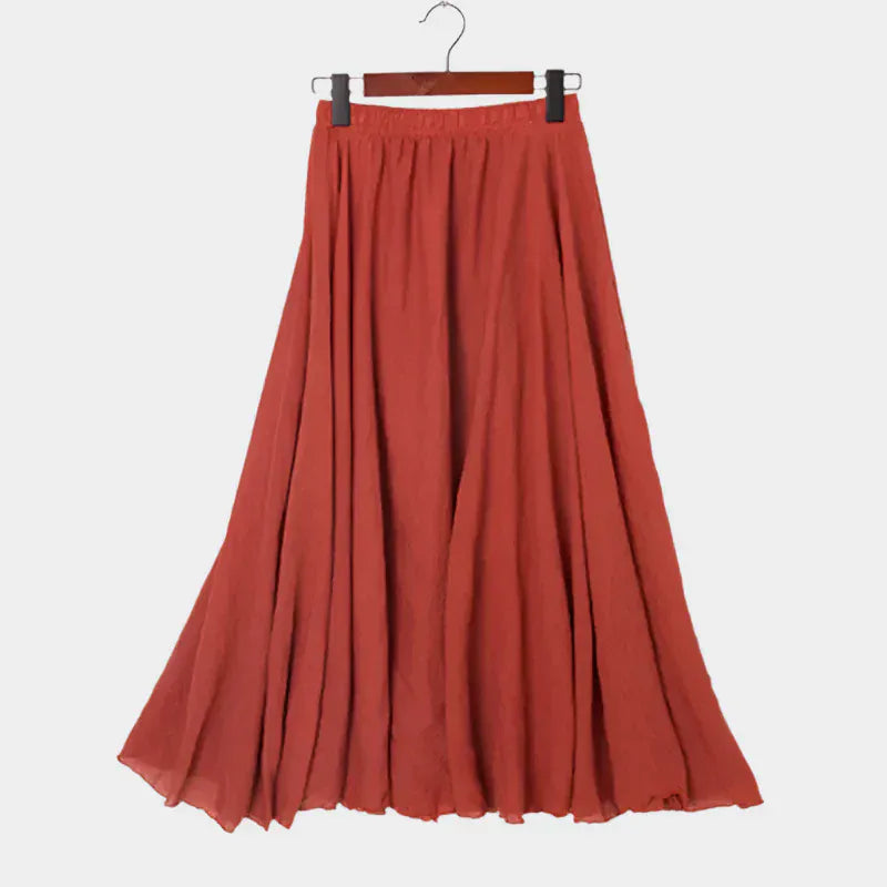 Ülle – Elegantná sukňa s vysokým pásom – foto 12