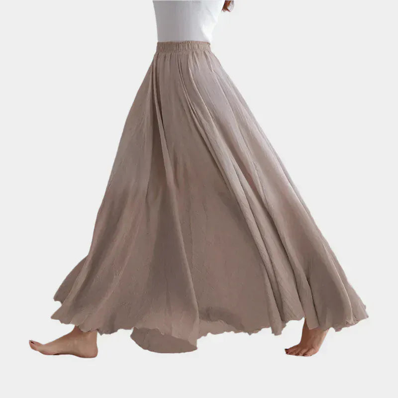 Ülle – Elegantná sukňa s vysokým pásom – foto 9