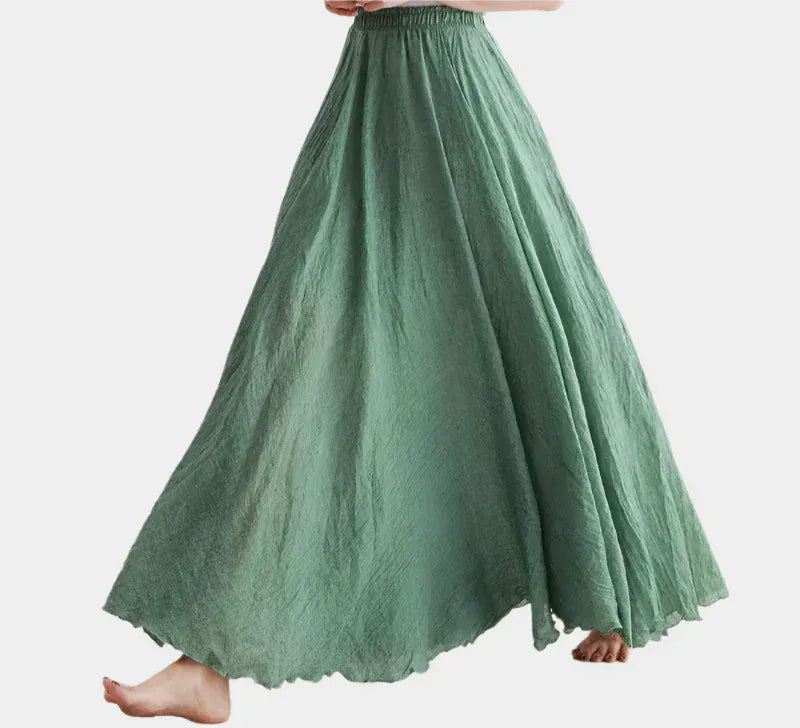 Ülle – Elegantná sukňa s vysokým pásom