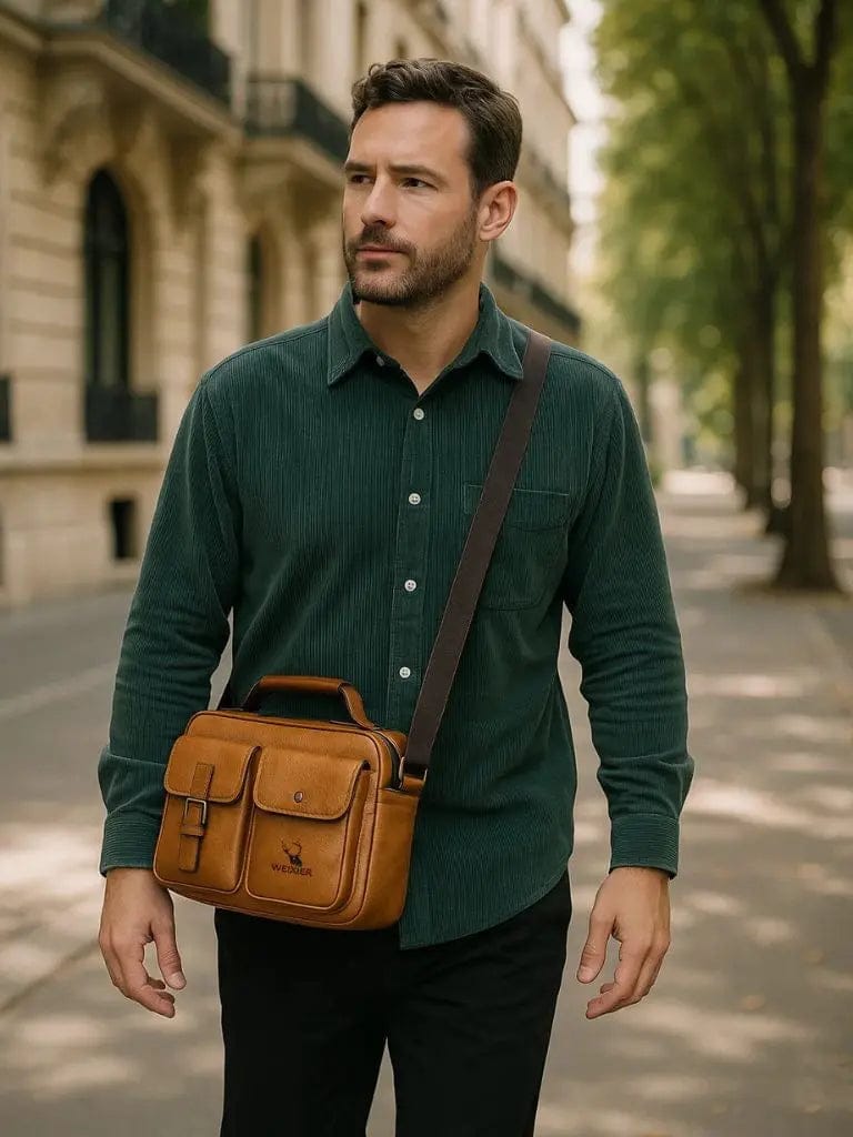 Oliver – Retro štvorcová taška cez rameno – foto 2