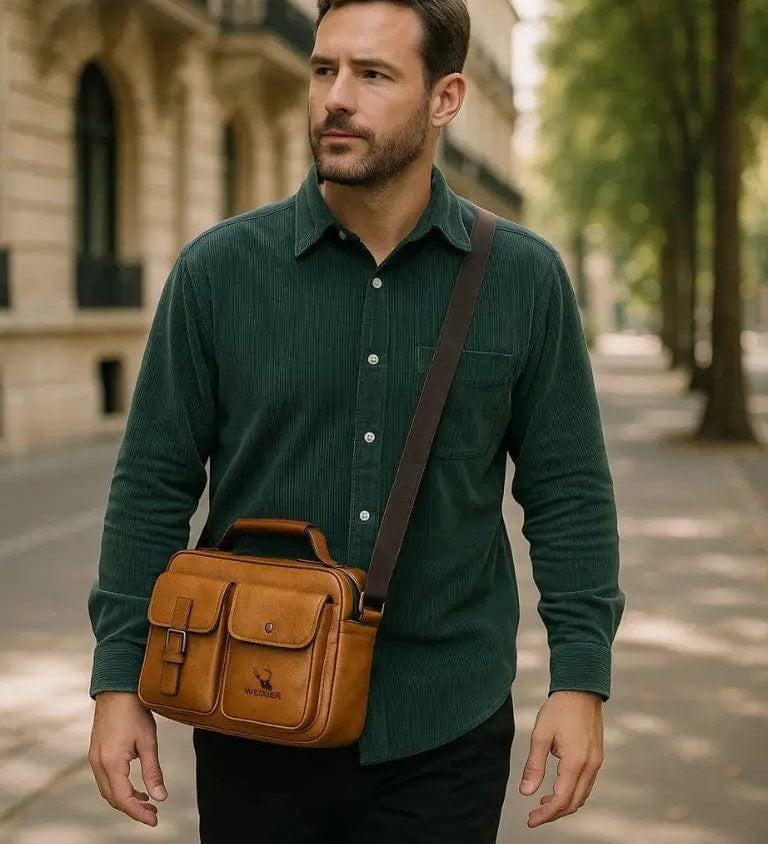 Oliver – Retro štvorcová taška cez rameno – foto 2