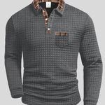 Dominik – Pruhované polo tričko – pánska elegancia – foto 3