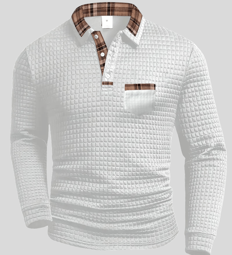 Dominik – Pruhované polo tričko – pánska elegancia – foto 5