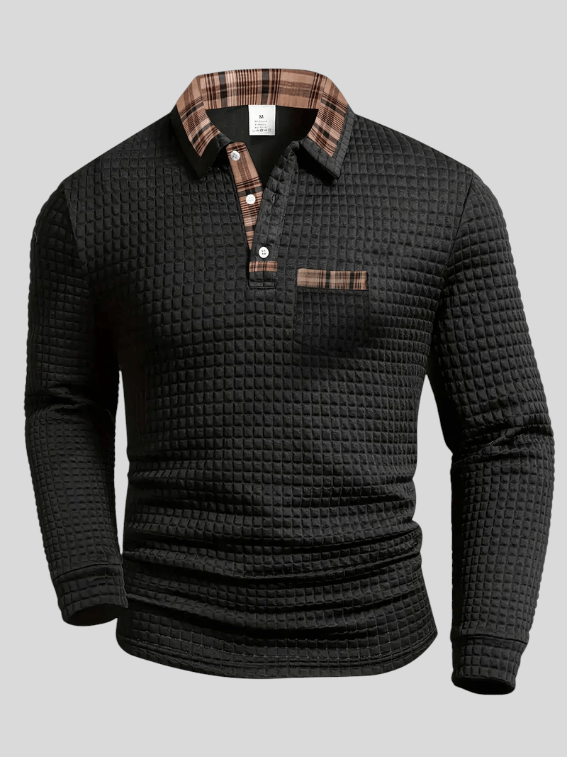Dominik – Pruhované polo tričko – pánska elegancia – foto 4
