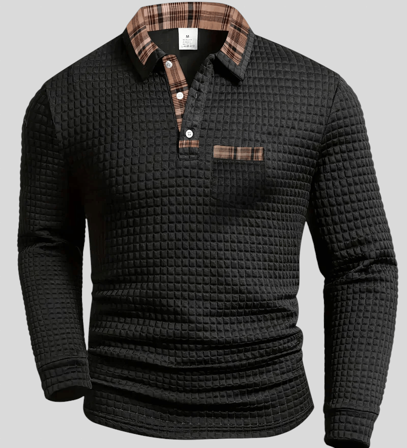 Dominik – Pruhované polo tričko – pánska elegancia – foto 4