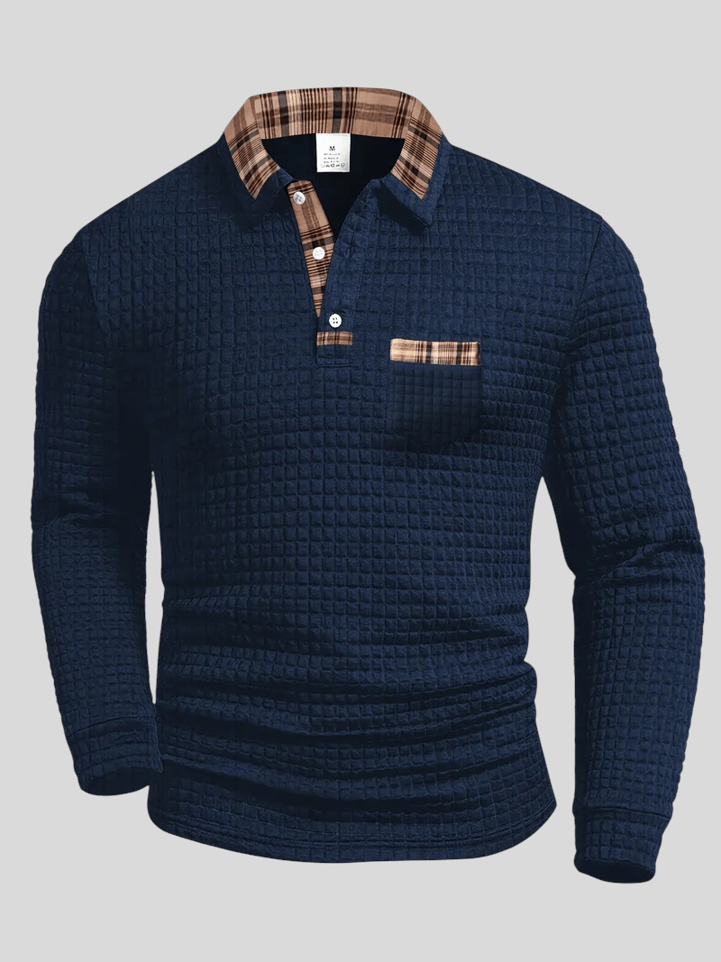 Dominik – Pruhované polo tričko – pánska elegancia – foto 2