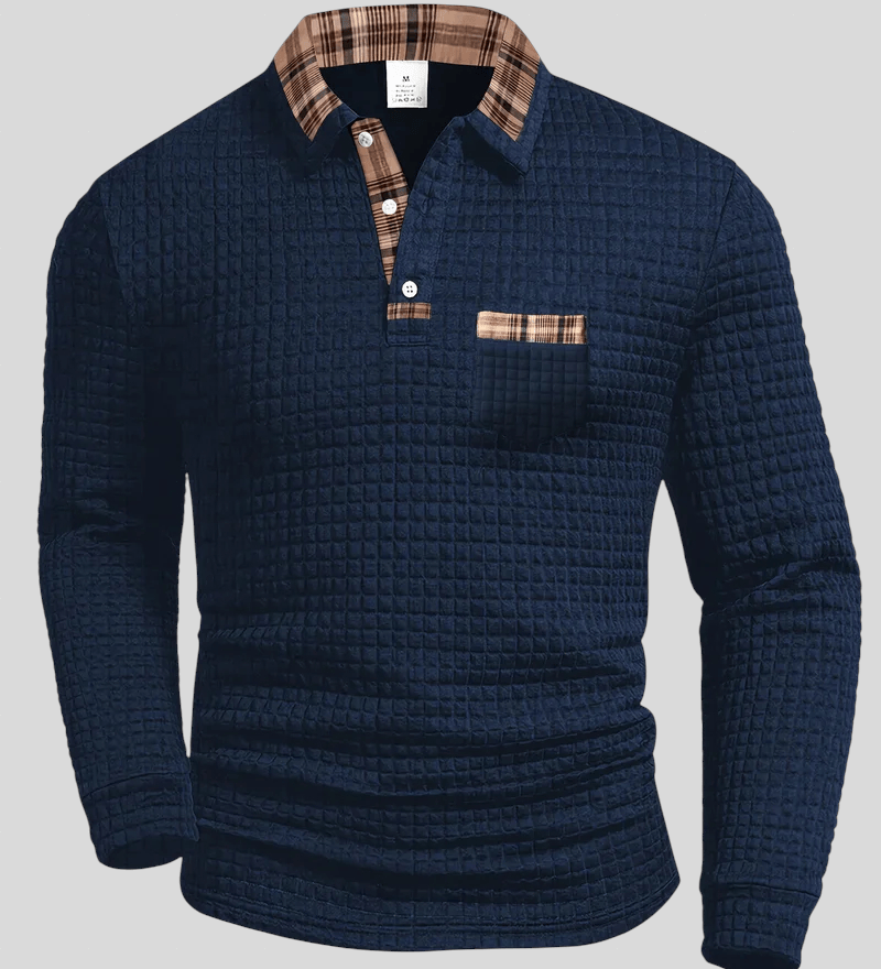 Dominik – Pruhované polo tričko – pánska elegancia – foto 2