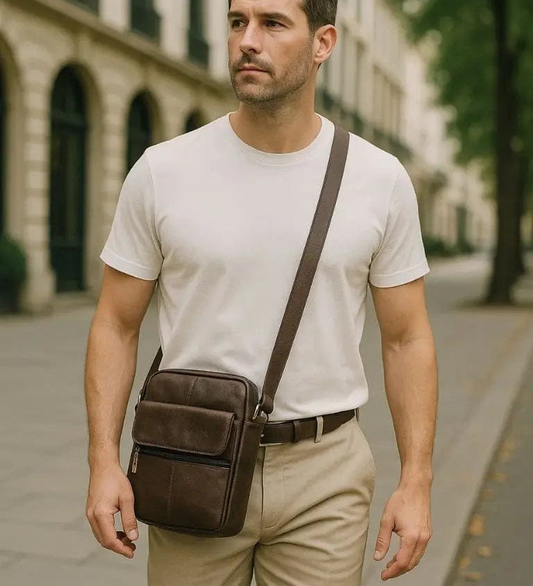 Tobias – Kožená taška cez rameno – foto 2