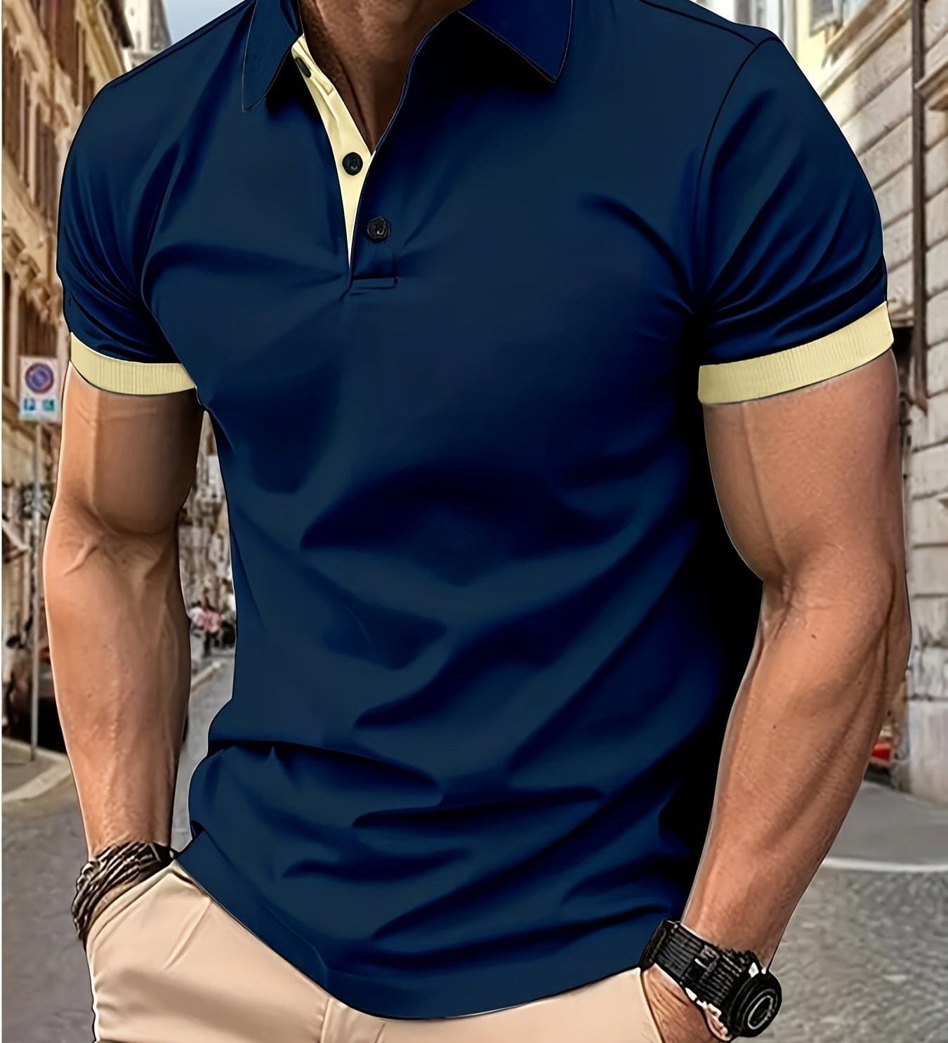 David – Pánske polo tričko – foto 3